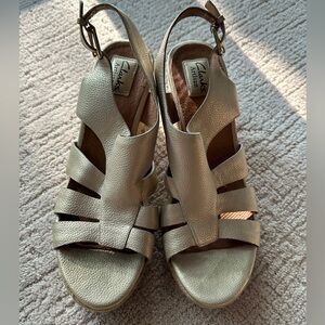 Clarks Artisan Women’s Gold Wedges - Size Women’s 12